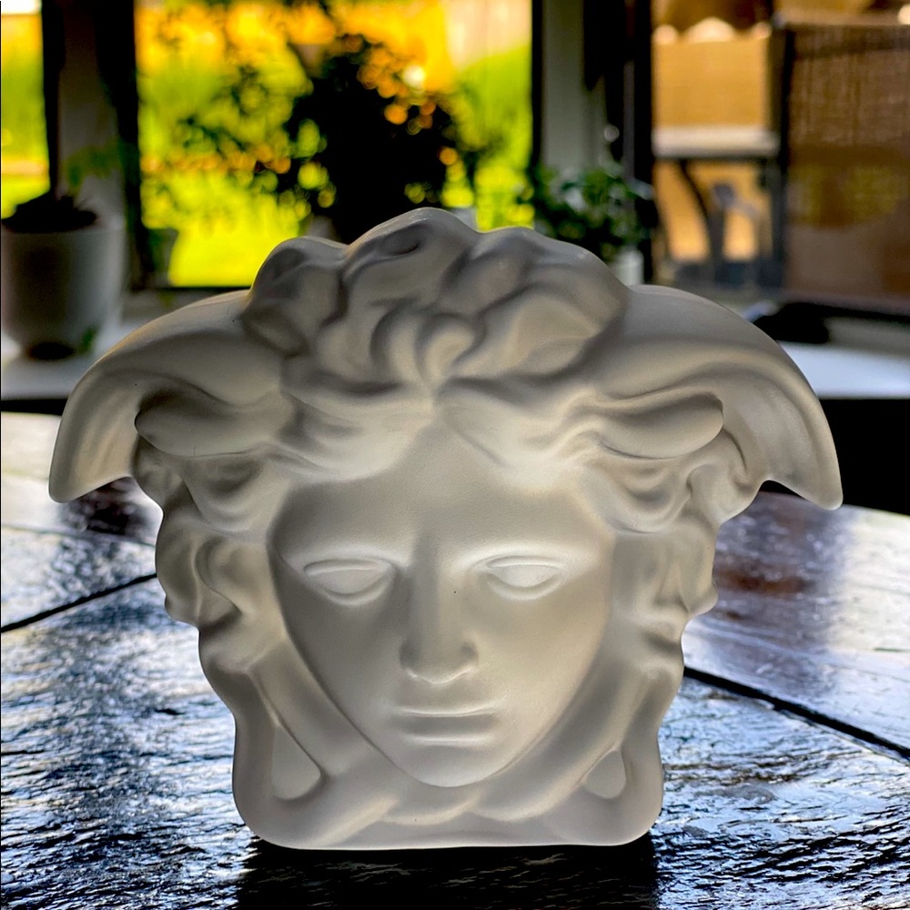 Versace rosenthal crystal Medusa head
